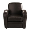 Fauteuil club enfant marron